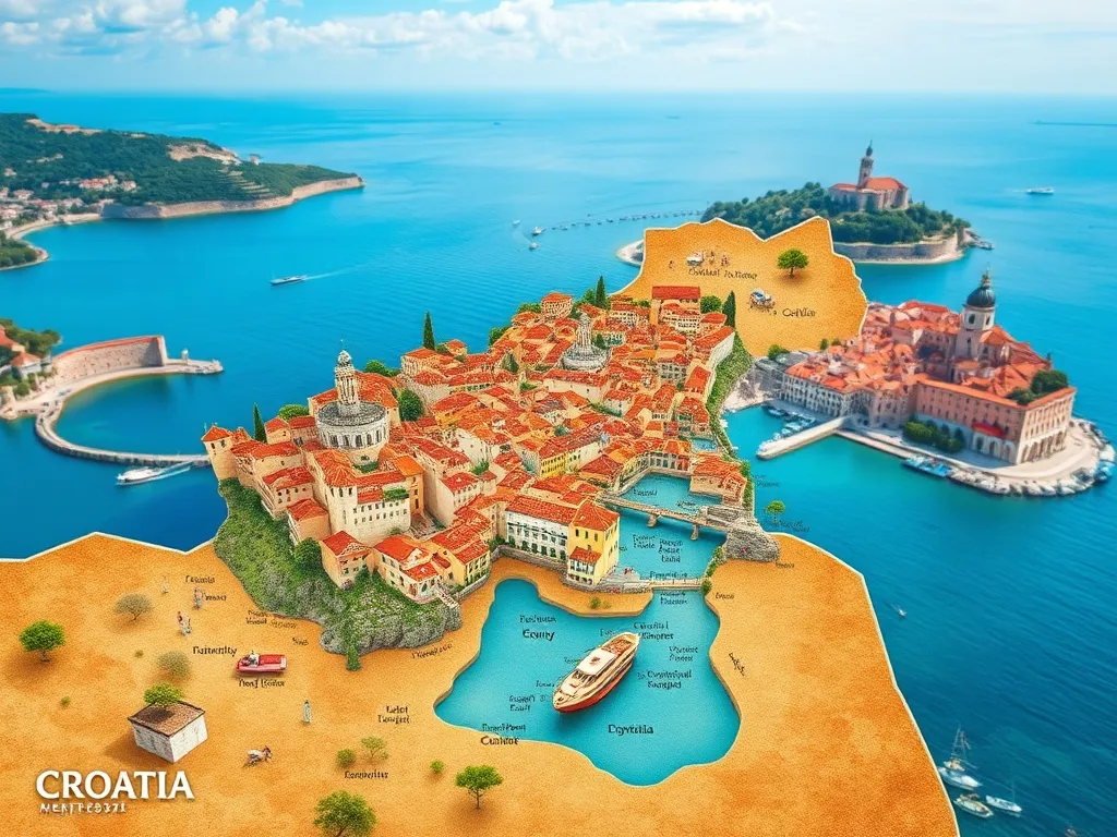 Chorwacja mapa: odkryj najpiękniejsze miejsca w tym kraju!